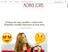Tablet Screenshot of monicklopes.com
